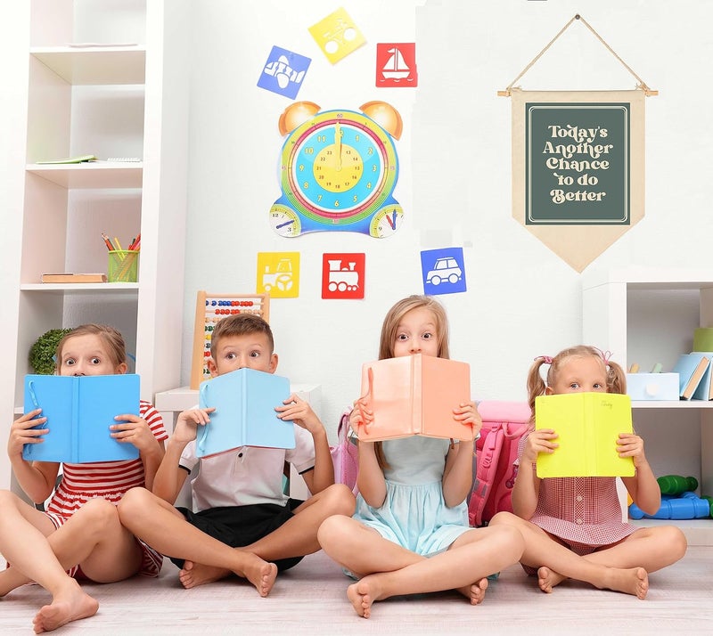 Sioial Encourage Banner Wall Decor Gifts for Nursery Classroom Playroom Bedroom Front Door-Growth Mindset Affirmation Educational Flag-Calm Down Corner Wall Sign-Reminder Gift-Today's Another Chance - Image 3